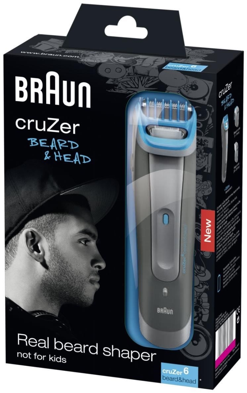 BRAUN Rasoio Braun Cruzer per barba e capelli ricaricabile